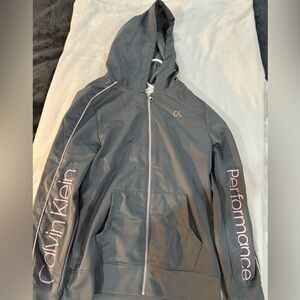 Calvin Klein’s kids performance hoodie w/logo